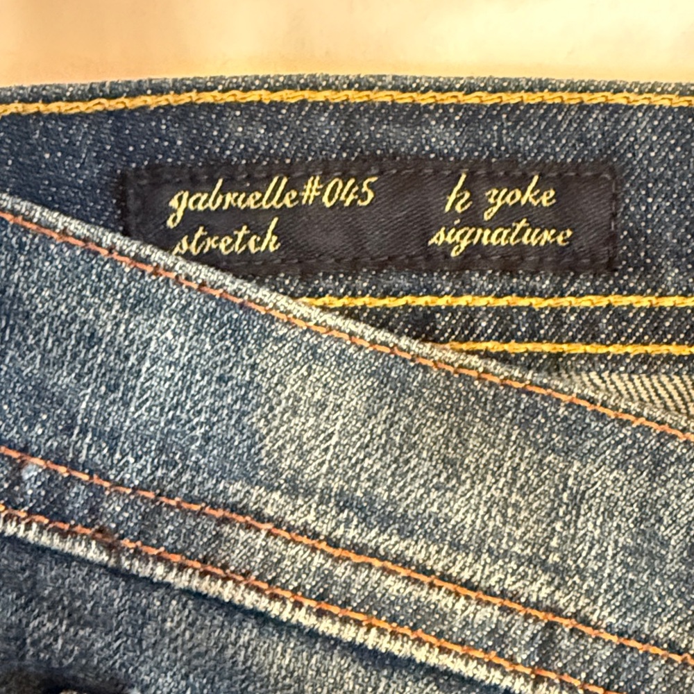 Gabrielle #045 k2 yoke signature Stretch Jeans - Blue